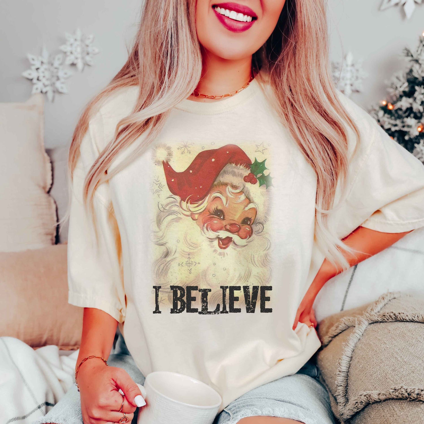 I Believe Vintage Santa