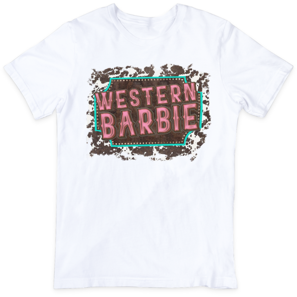 Western Barbie Sign