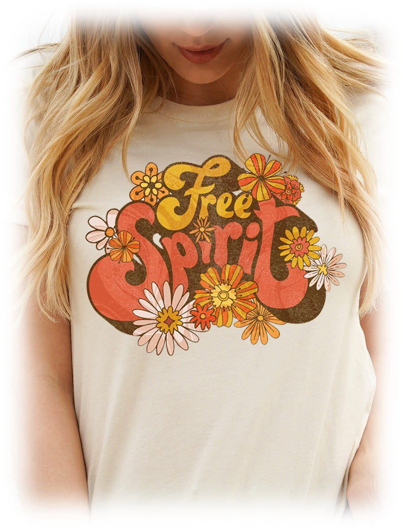 Free Spirit with Flowers
